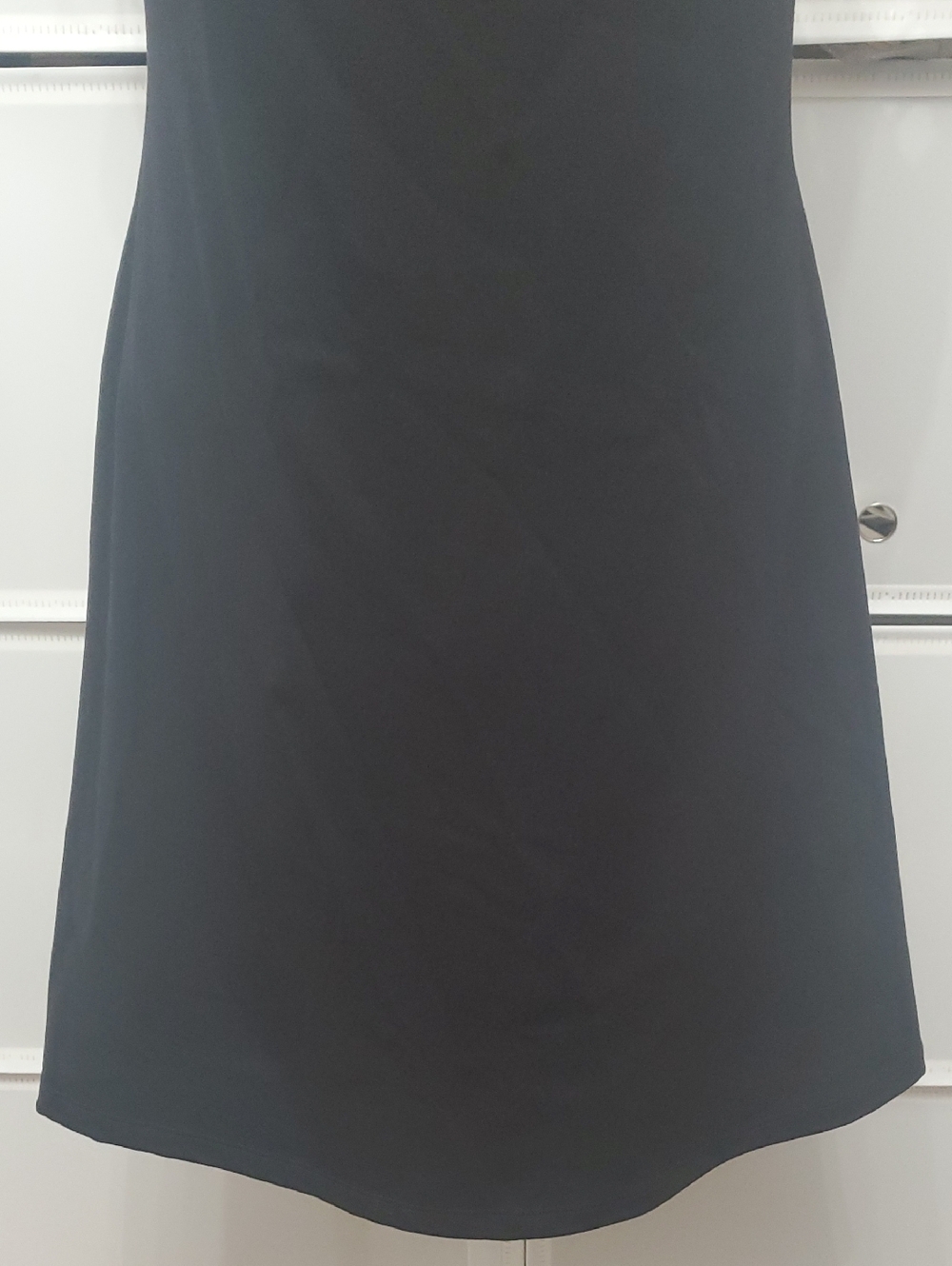 Qinsen Black Square-Neck athletic Mini Dress - Picture 4 of 10